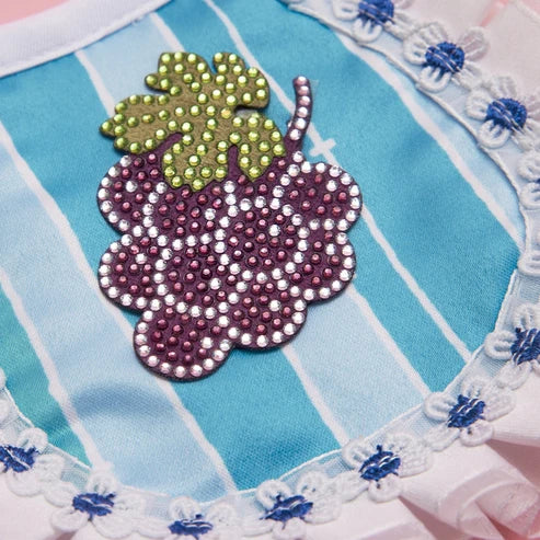 Sparkly Fruit Drool Bib (3 Colors)