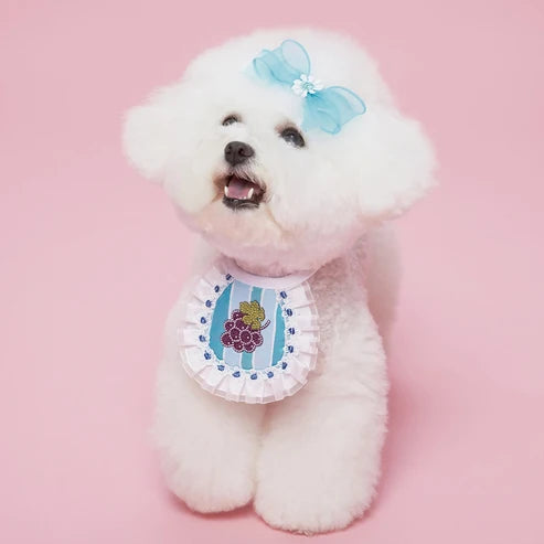 Sparkly Fruit Drool Bib (3 Colors)