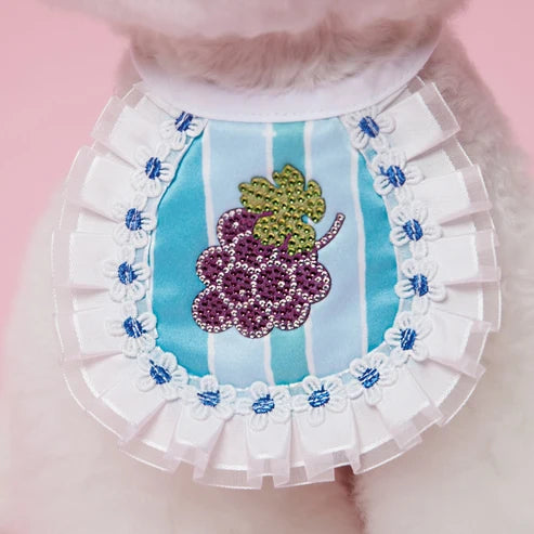 Sparkly Fruit Drool Bib (3 Colors)